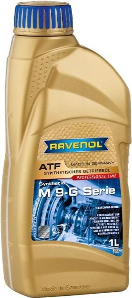 RAVENOL ATF M 9-G Serie Automatikgetriebeöl Vollsynthetiköl 1L 1211139-001-01-999 passend für MERCEDES-BENZ C-Klasse T-modell (S205) V-Klasse GLC