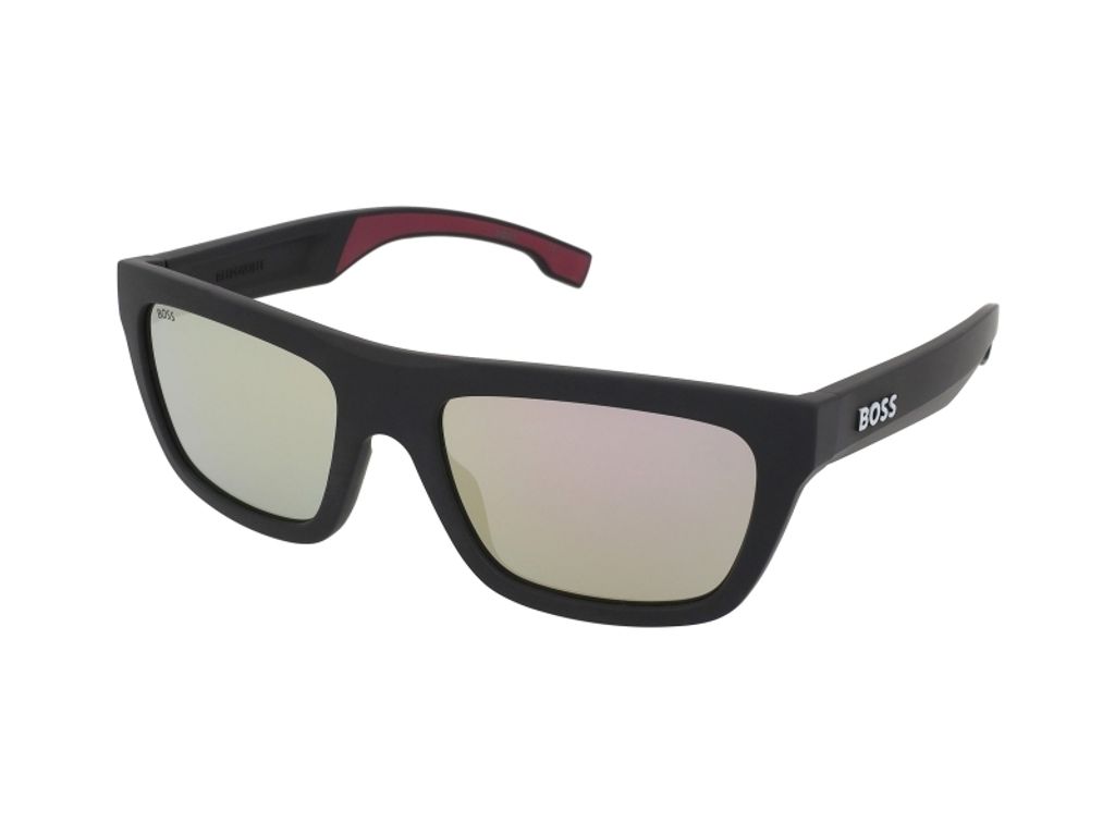 Hugo Boss BOSS 1450/S DNZ MATTE BLACK BURGUNDY 57/19/145 Herren Sonnenbrillen