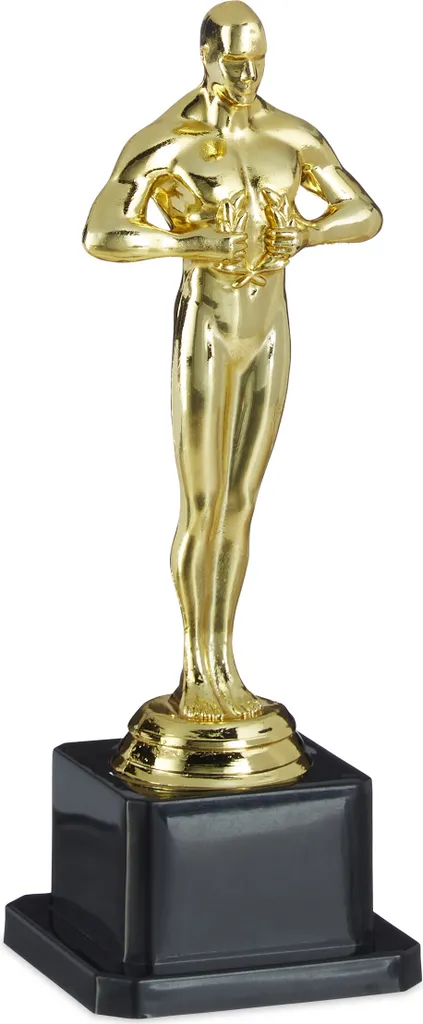 Trophée de Victoire pour Podium - Pack de 10 Statuettes Dorées 24 cm