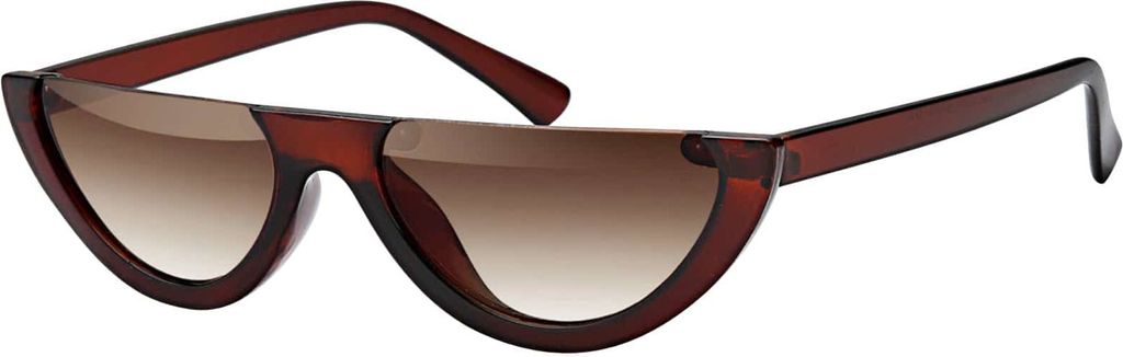 Damen Sonnenbrille Designer UVCE Protection Modern Urlaub Sommer Strand 30480 Braun