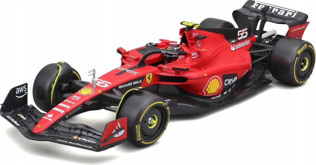 Bburago Model 1:24 Ferrari F1 SF-23 Carlos Sainz Obrázok produktu 