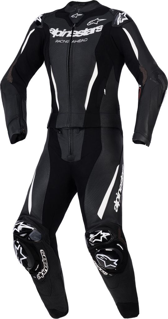 Alpinestars Stella GP-R7 Damen 2-Teiler Motorrad Lederkombi, schwarz, 42