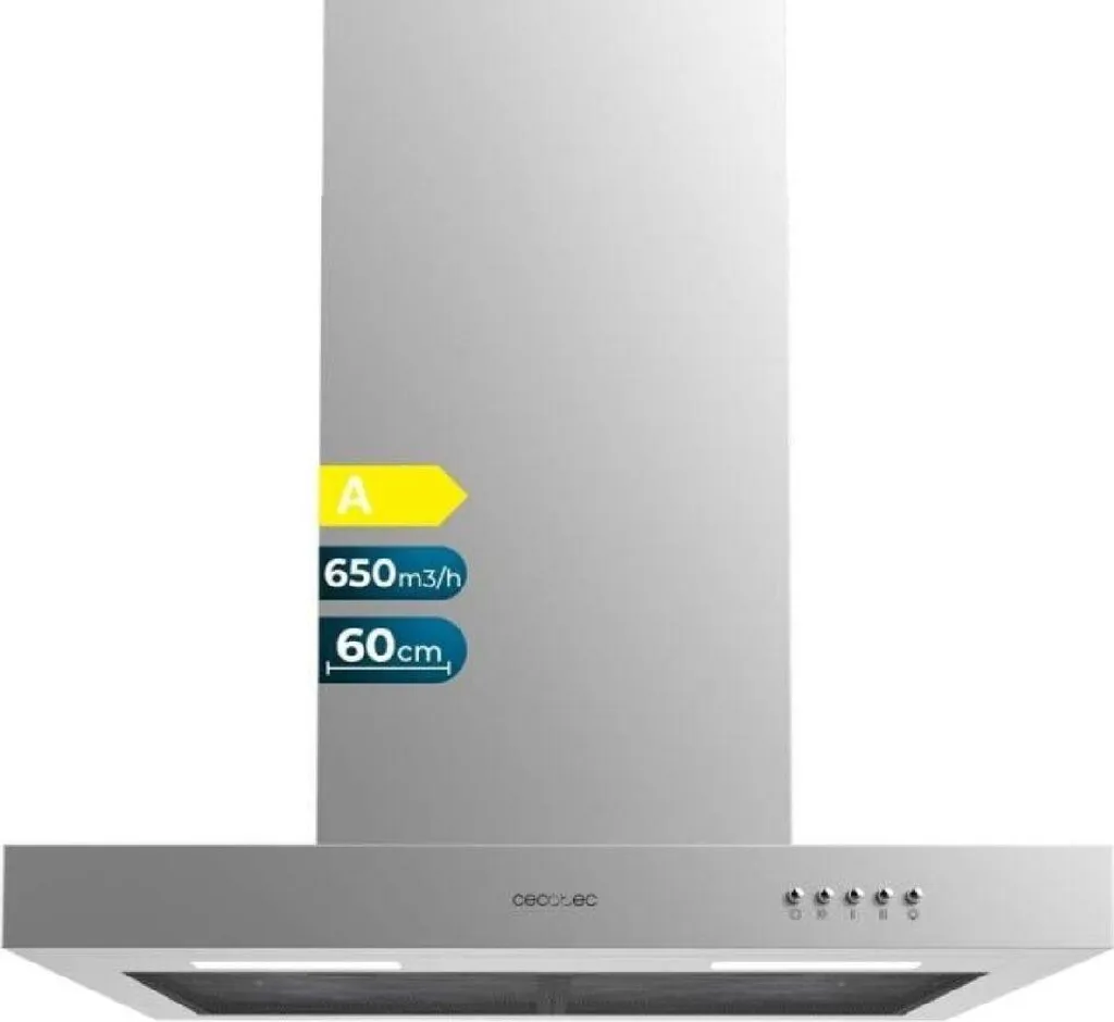 Hotte aspirante 650 m3/h Bolero Flux TM 606500 Inox A Moteur 165W