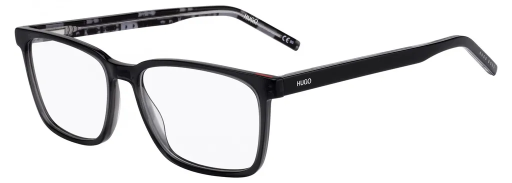 Lunettes Hugo HG 1074 56/17/145 Monture Rectangulaire Gris Noir