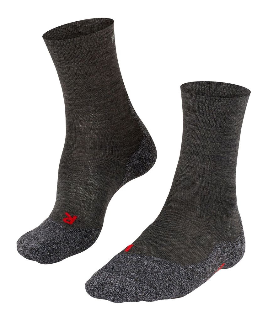 FALKE TK2 Sensitive Trekkingsocken Damen asphalt melange 35-36