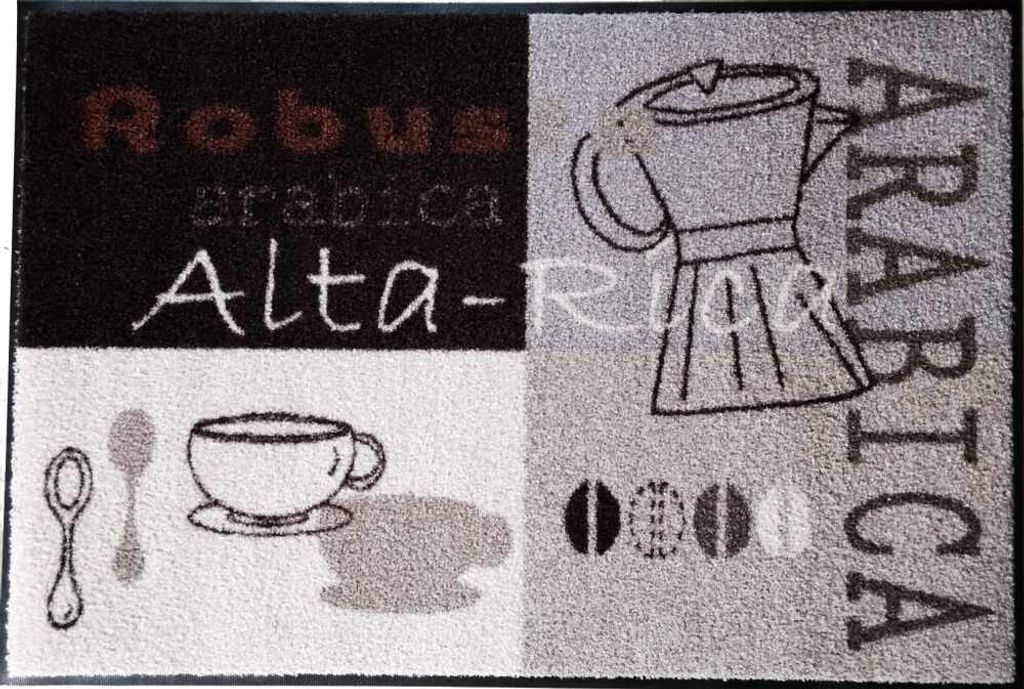 Waschbare Fussmatte Alta Rica - Kaffee ca 60 x 85 cm Produktbild 