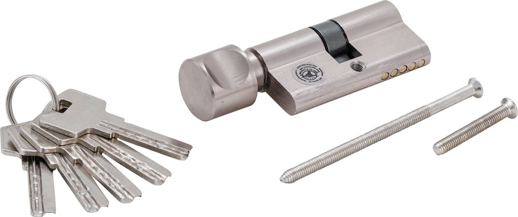 Cilindro di sicurezza per porte con pomolo girevole | 70 mm Immagine del prodotto 