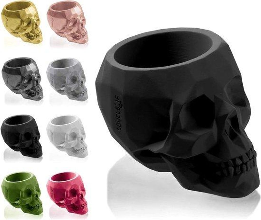 Beton Topf Ø 5-76 cm 17 Farben Low Poly