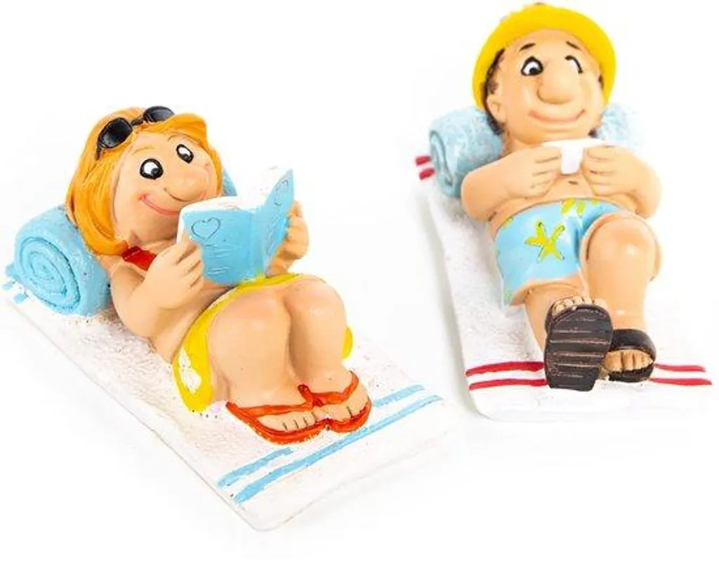Décoration Marine Lot de 2 Figurines pour Ambiance Bord de Plage