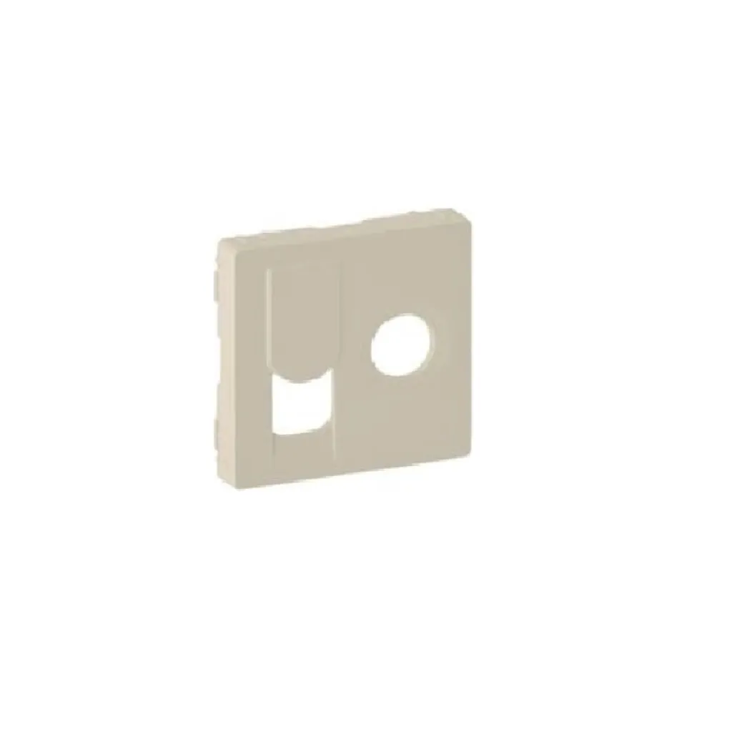 Legrand Valena Life Crema: Pannello Combinato TV/Data RJ45 Elegante