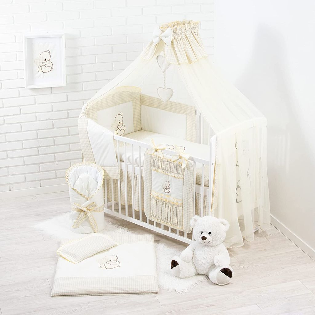 Set completo di biancheria da letto per neonati 18 pezzi Immagine del prodotto 