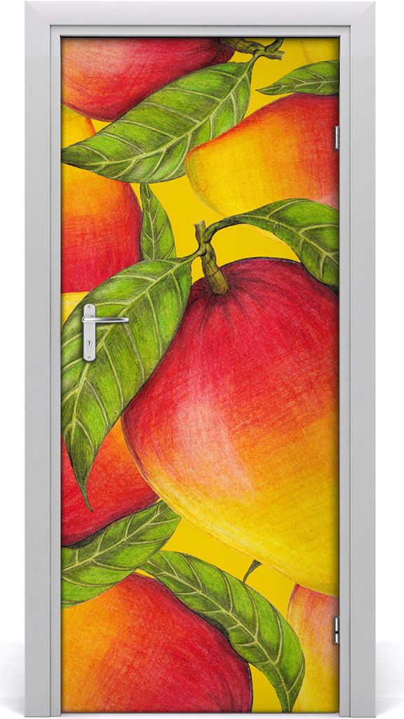 Tulup Türaufkleber 85x205 cm Dekorative Aufkleber Selbstklebend Wasserdichte Tapete Abnehmbar Schlafzimmer Wohnzimmer Wohnkultur - Mango