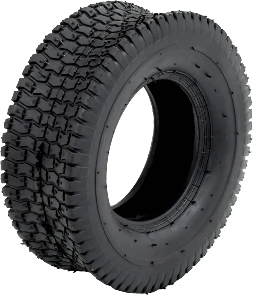 2x Ruote vidaXL 13x5.00-6 4PR - Ricambio per Carriole e Carrelli