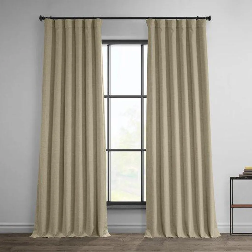Store enrouleur anti-regard beige rotin 127 x 213 cm facile à poser