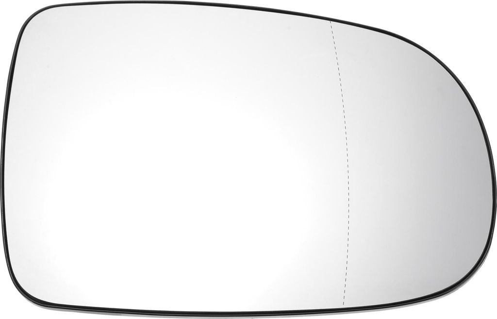 Autospiegelglas rechts für OPEL Corsa C für VAUXHALL CORSA CORSAVAN MK2 2000-2006 für OPEL TIGRA mit Rückenplatte asphärisch nicht beheizt wei...