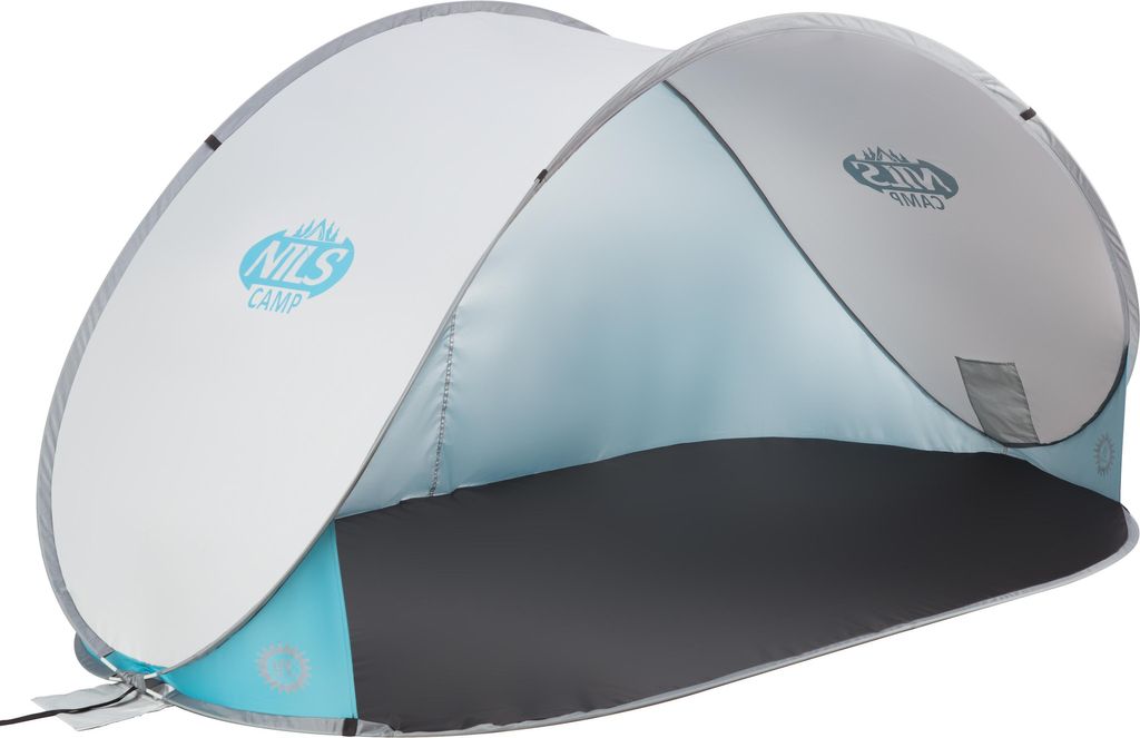 A pop-up beach tent shown from the front.