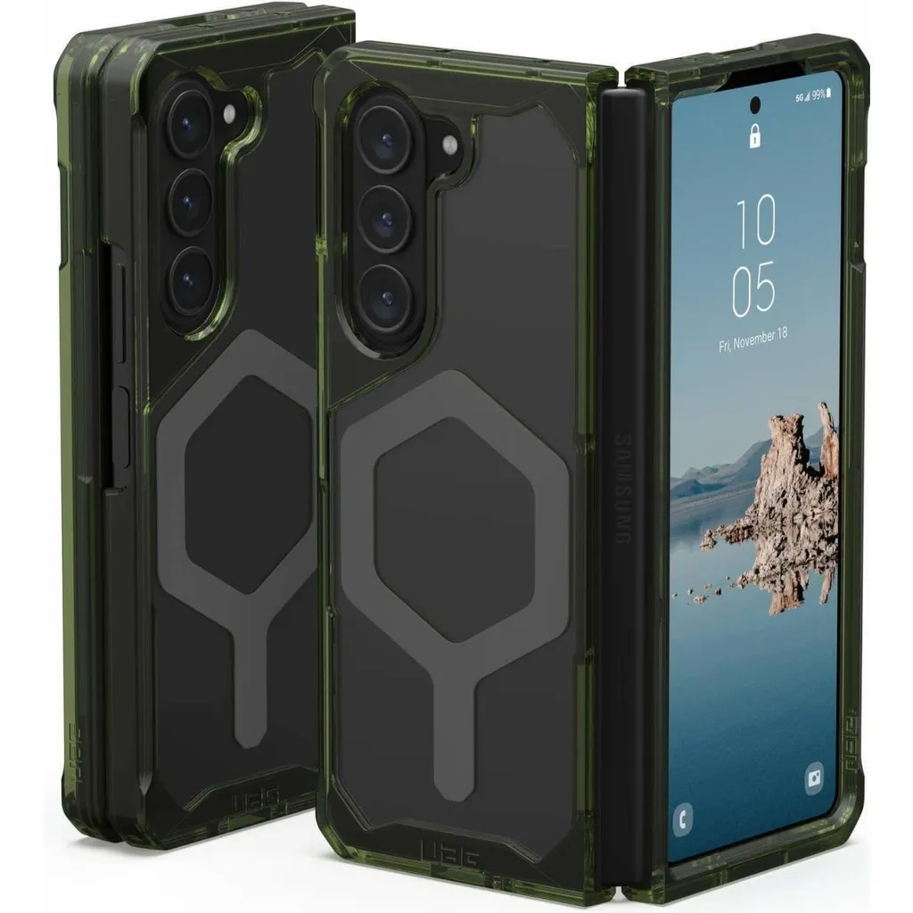 Coque Galaxy Z Fold5 UAG Plyo Pro Protection antichoc MagSafe Olive