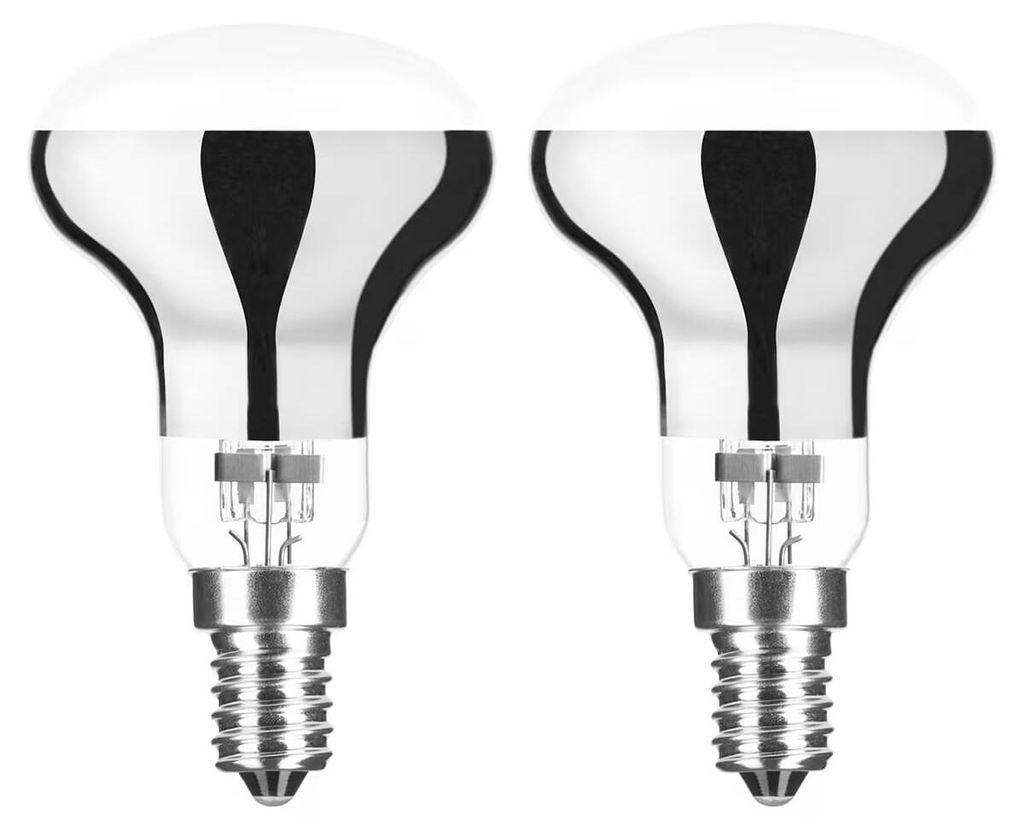 Modee E14 Halogenlampe, dimmbar, 42 W, - 624 lm - 2700 K - Warmweiß - -Halogenreflektorlampe R50 - 2 Stück