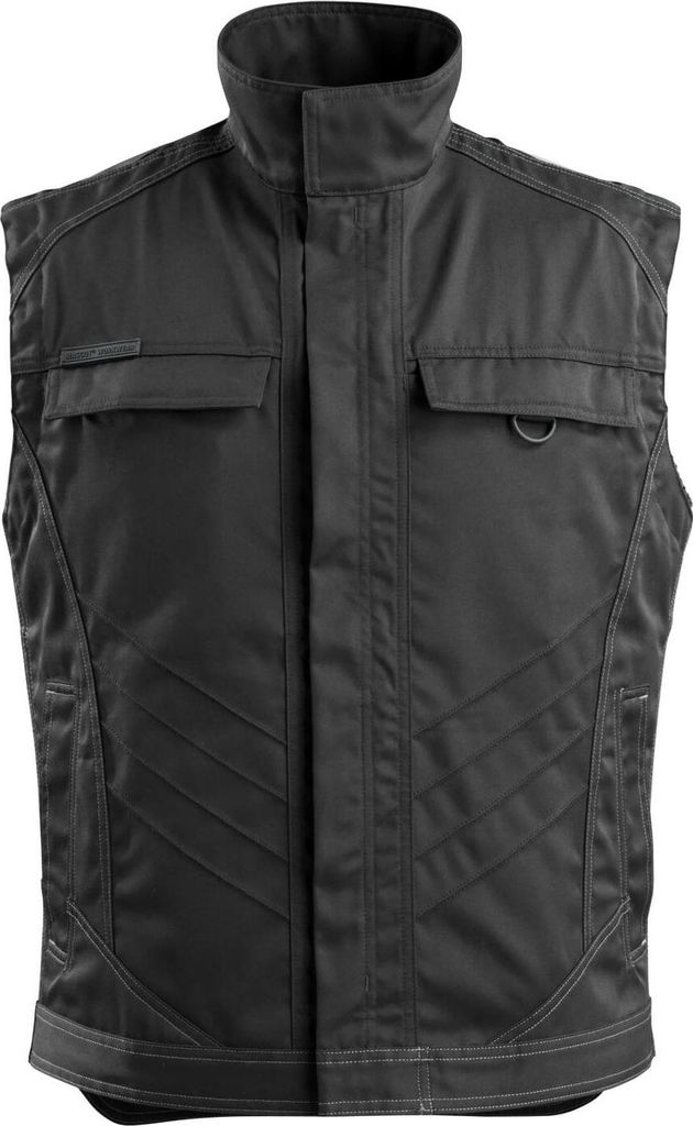 MASCOT Hagen Weste Größe 4XL, schwarz | Packung (1 Stück)