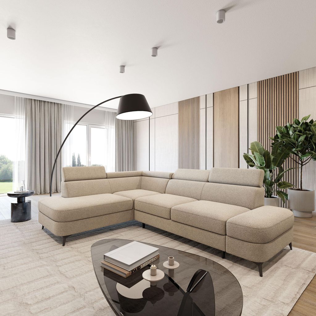 Masseno Ecksofa AVISE Q L-S mit Schlaffunktion L-Form, Sofa Produktbild 