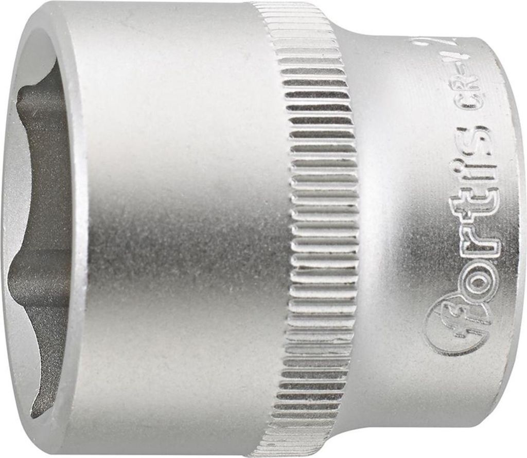 Fortis 4317784707046, 3/8", 1 Kopf/Köpfe, 22 mm, Chrom-Vanadium-Stahl, 24,9 mm