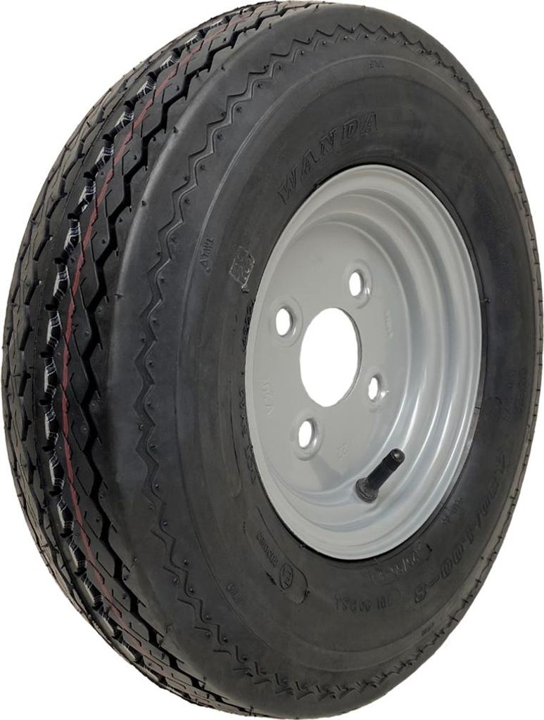 4.80/4.00-8 Ruota per rimorchio 6ply High Speed Road Legal Immagine del prodotto 