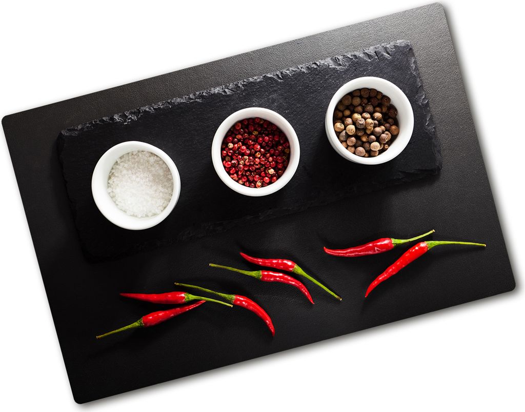 Tulup Glas Herdabdeckplatte - 80x52 cm - Glaskeramikkochfeld-Abdeckung Spritzschutz Glasabdeckplatte - Einteilig - Essen & Getränke - Gewürze und...