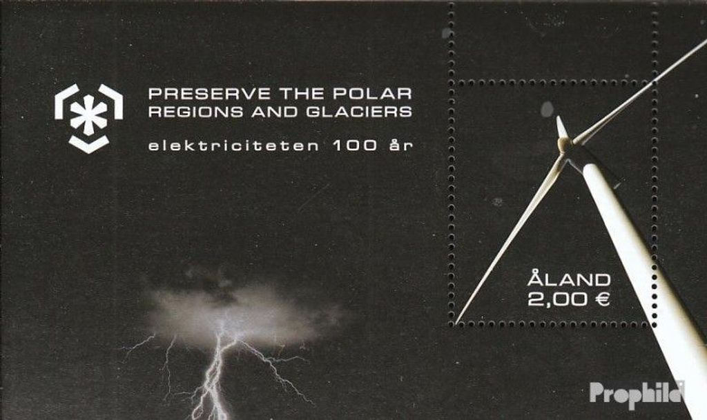 Briefmarken Finnland - Aland 2009 Mi Block8 (kompl.Ausg.) postfrisch 100 Jahre Elektrizität