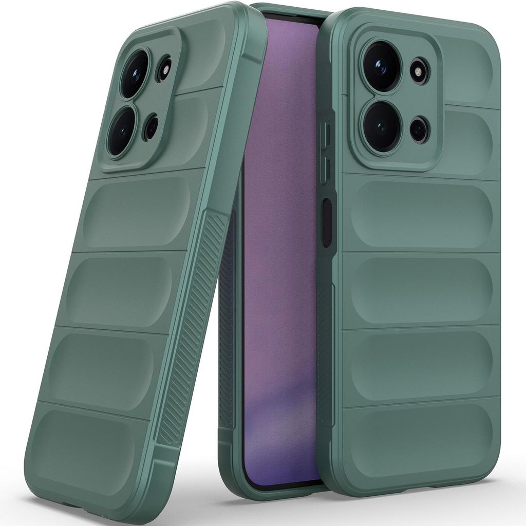 Handyhülle für Xiaomi Redmi 15C 5G/4G Weich TPU Silikon Stossfest Anti-rutsch Hülle Grün