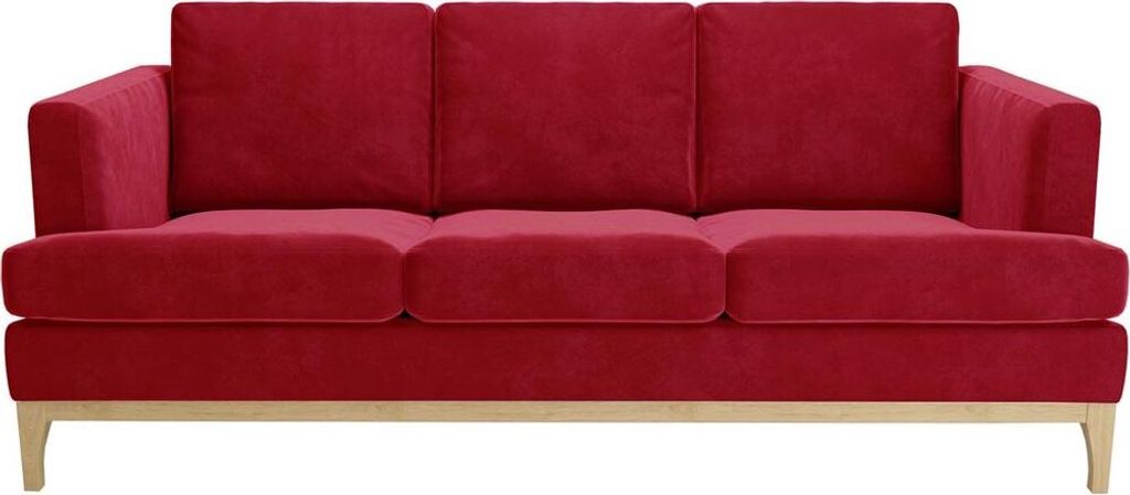 SLF24 - Dreisitzer-Sofa Scarlett Eco - Terra 58 - Kastanienbraun