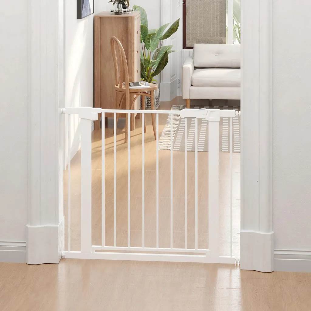 Barrière d'escalier pour animaux - Protection modulable 75-96 cm - 7