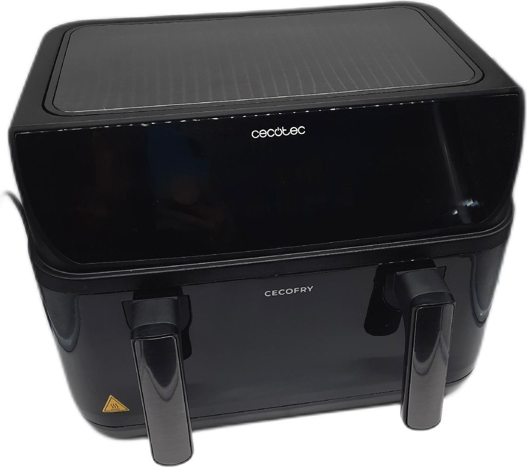 Cecotec Heißluftfritteuse Grillplatte Doppelte Heizelemente Produktbild 