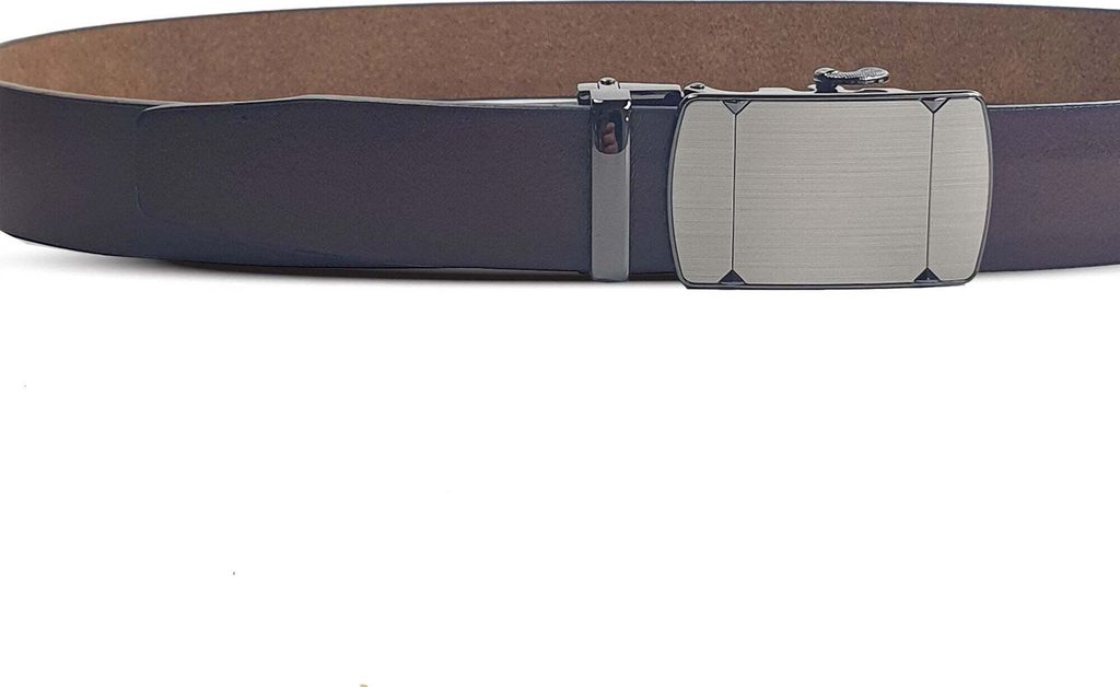 LEACOOLKEY Herrengürtel 2er Set - Automatische Ratschenschnalle Verstellbar