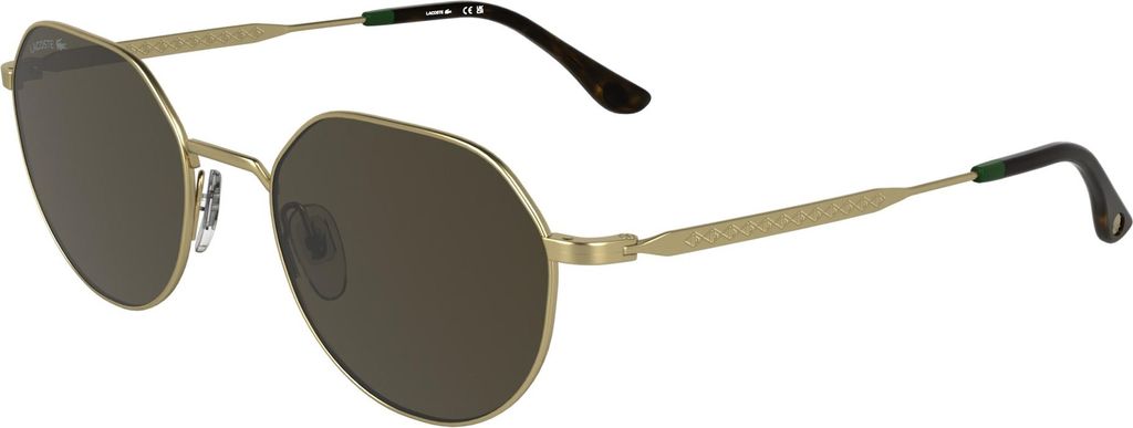 Lacoste L268S Gold zonnebrillen, uni, maat 53/20/145 Productafbeelding 