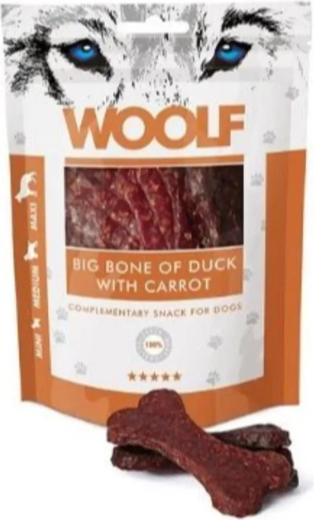WOOLF pochoutka osso grosso di anatra con carota 100g