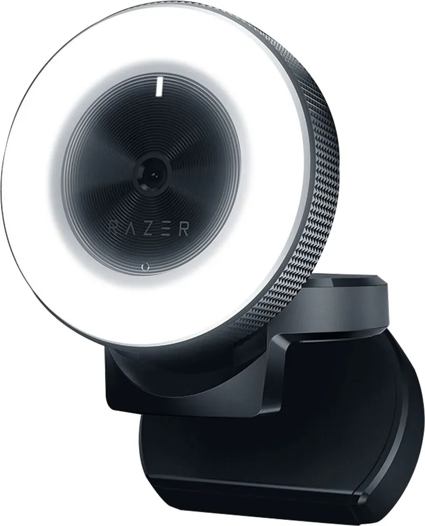 Razer Kiyo Webcam avec Ring Light Réglable pour Vidéoconférence et Jeu - 4