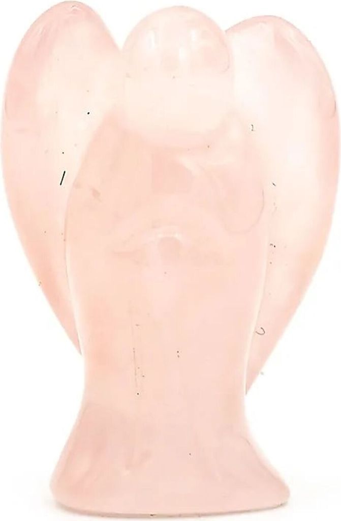 Engel-Rosenquarz – 3,8 cm, Packung mit 3 Stück