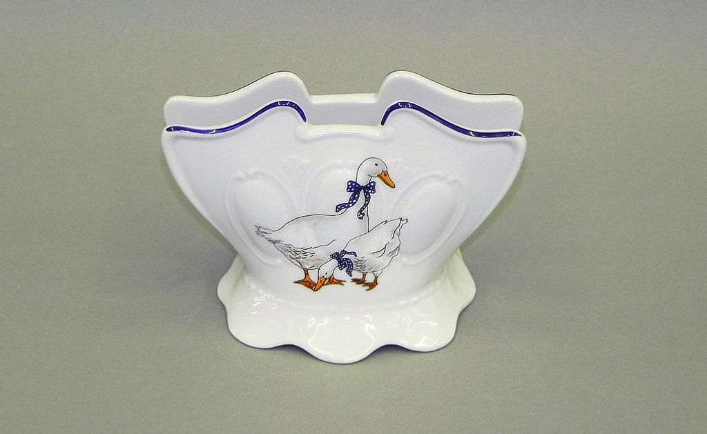 Držiak na obrúsky, husi, český porcelán, Leander Obrázok produktu 