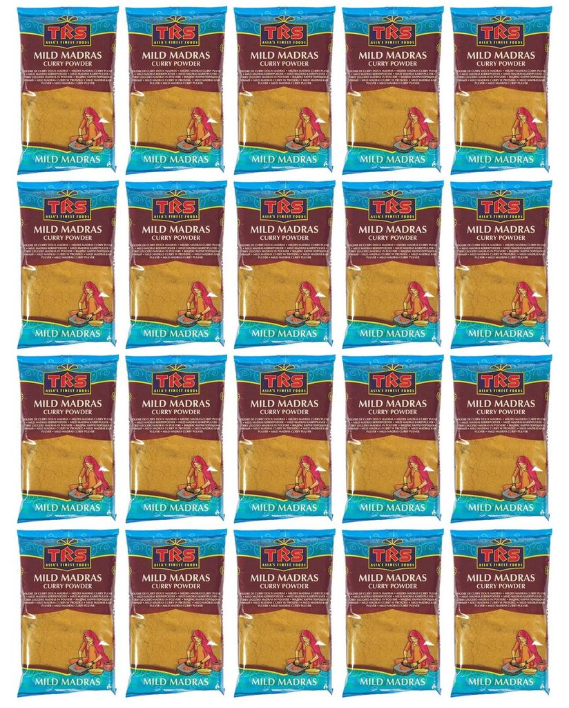 TRS Madras Curry Pulver mild 20x100g Produktbild 