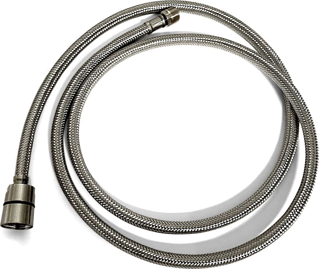 Aquacucina Brauseschlauch für Armatur 45008-E LAGO S Edelstahl matt gebürstet / Ersatzteil