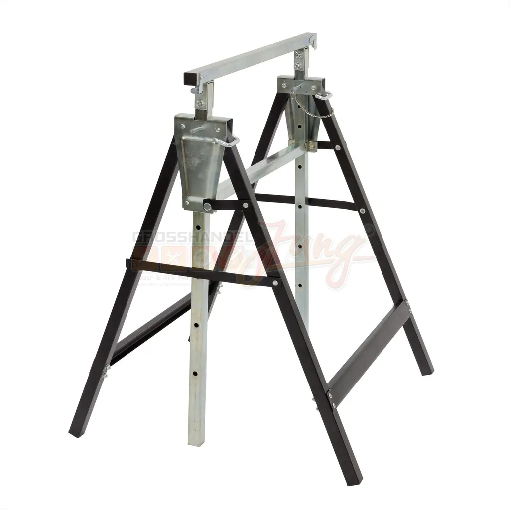 Support de sciage réglable et pliable pour menuiserie et bricolage