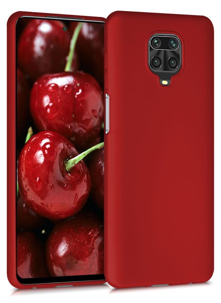 kwmobile Handyhülle für Xiaomi Redmi Note 9S / 9 Pro / 9 Pro Max Hülle - Silikon Case metallisch schimmernd - Schutzhülle Cover - Metallic Dunk...