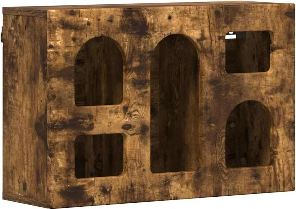 SYFAX™ Armadio Pensile Rovere Fumé - 60 x 20 x 40 cm Legno Tecnico