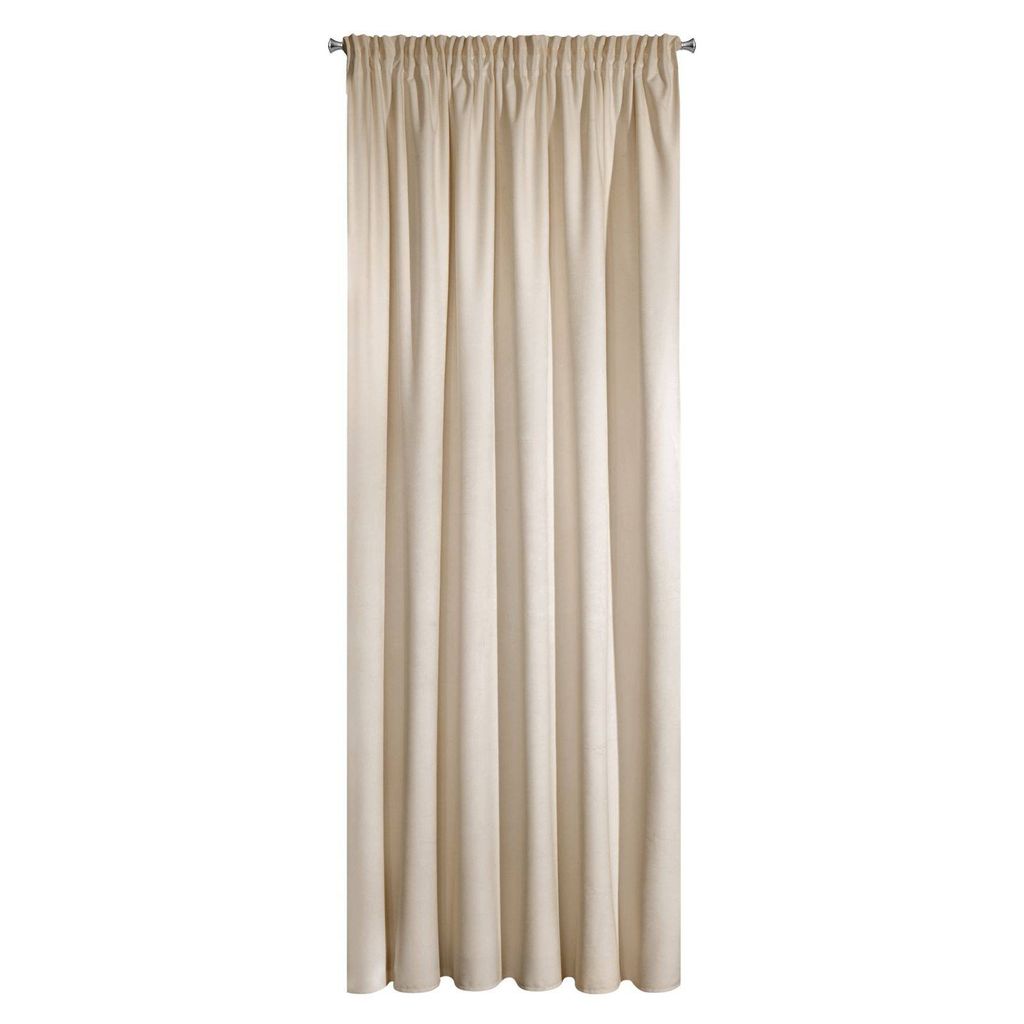 Eurofirany Zasłona Villa Beige 140x270 Taśma Ruffle Zdjęcie produktu 
