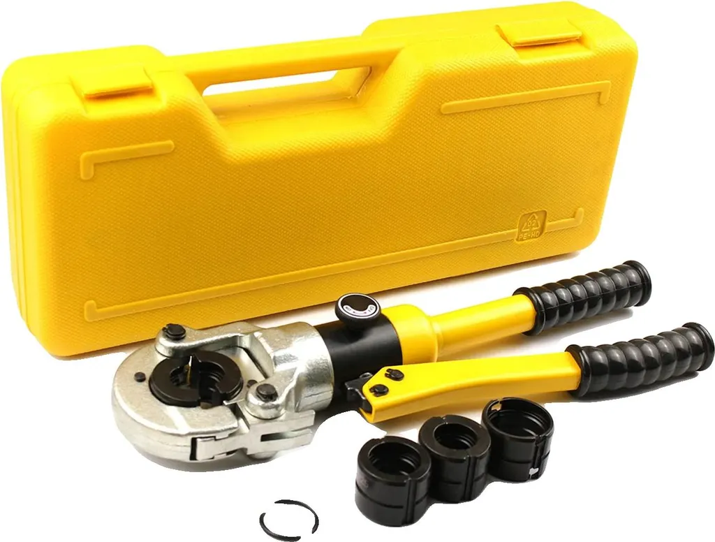 Pinza Idraulica Professionale 6T per Tubi Multistrato e Rame - 360°
