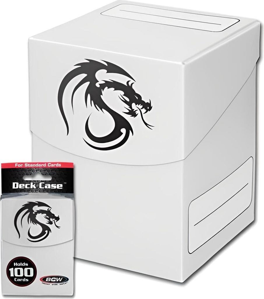 BCW Deck Case Standad Matte 100+- White