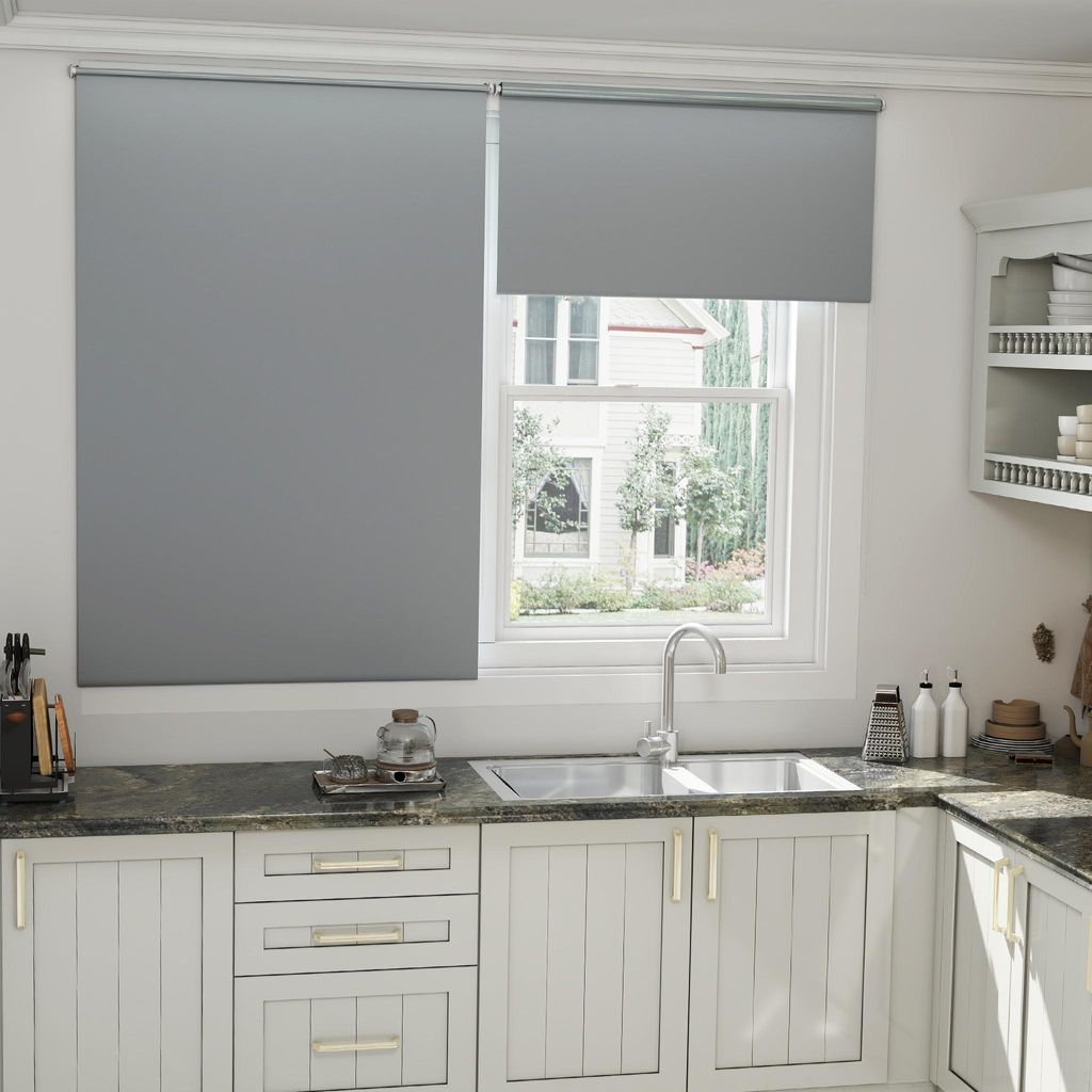 UISEBRT Store d'obscurcissement Gris 90x210cm, Store Image du produit 