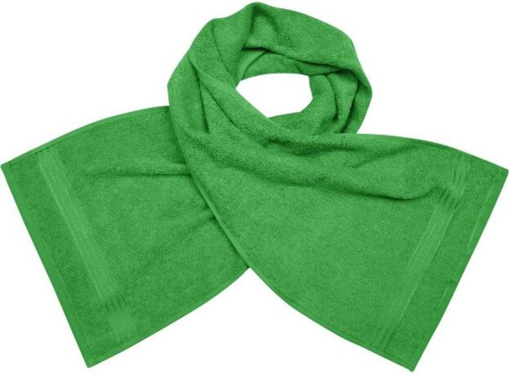 Sport Towel Flauschiger Walkfrottier-Schal green, Gr. one size