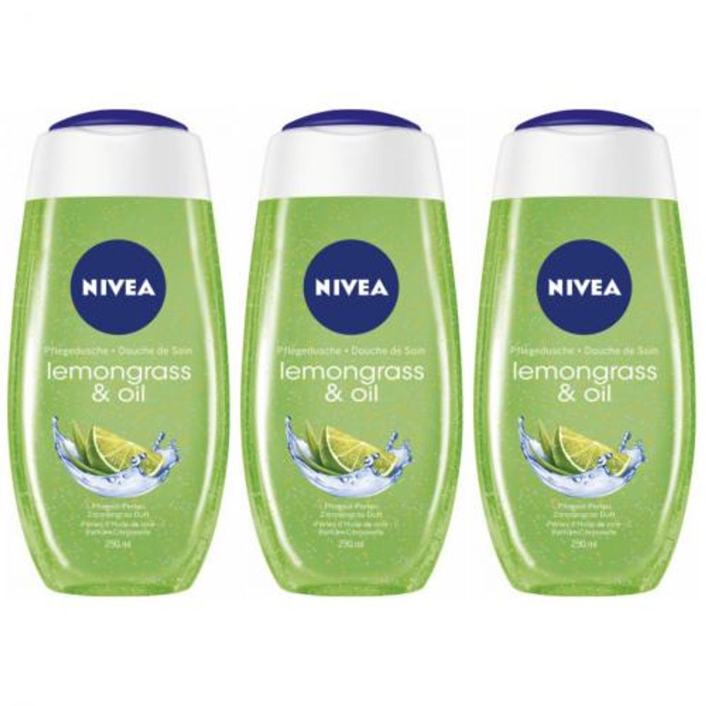 3 x Nivea Dusche Lemongrass & Oil 250ml Kaufland.de