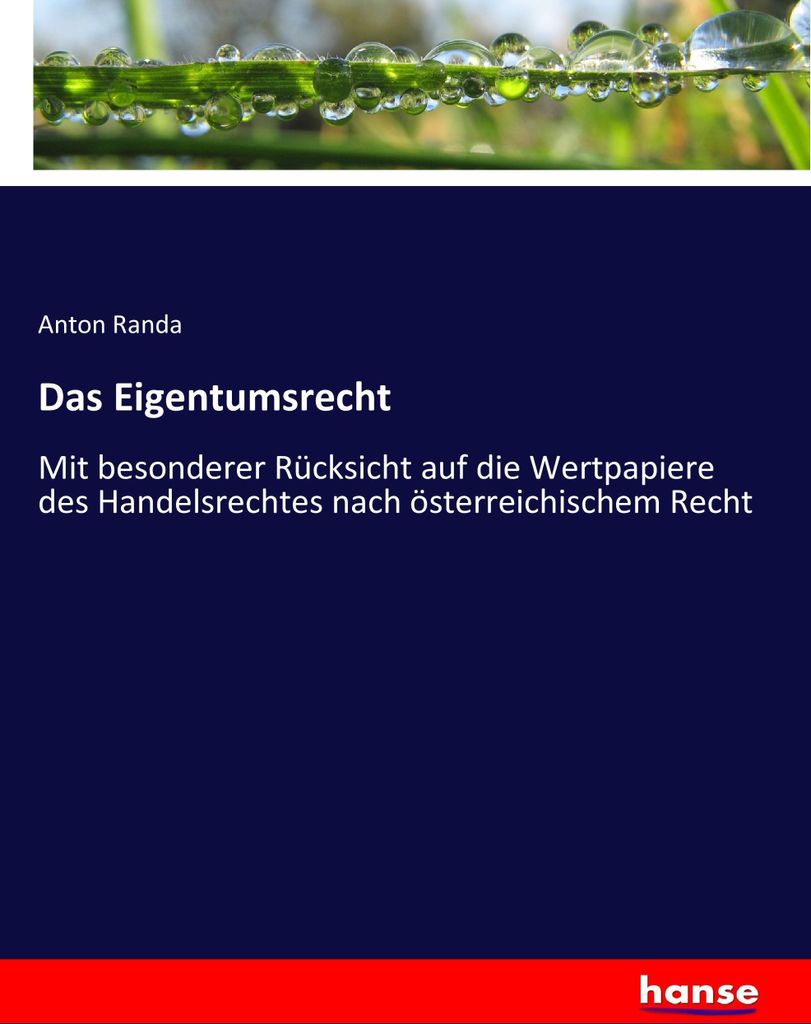 Das Eigentumsrecht